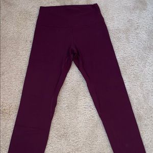 maroon leggings